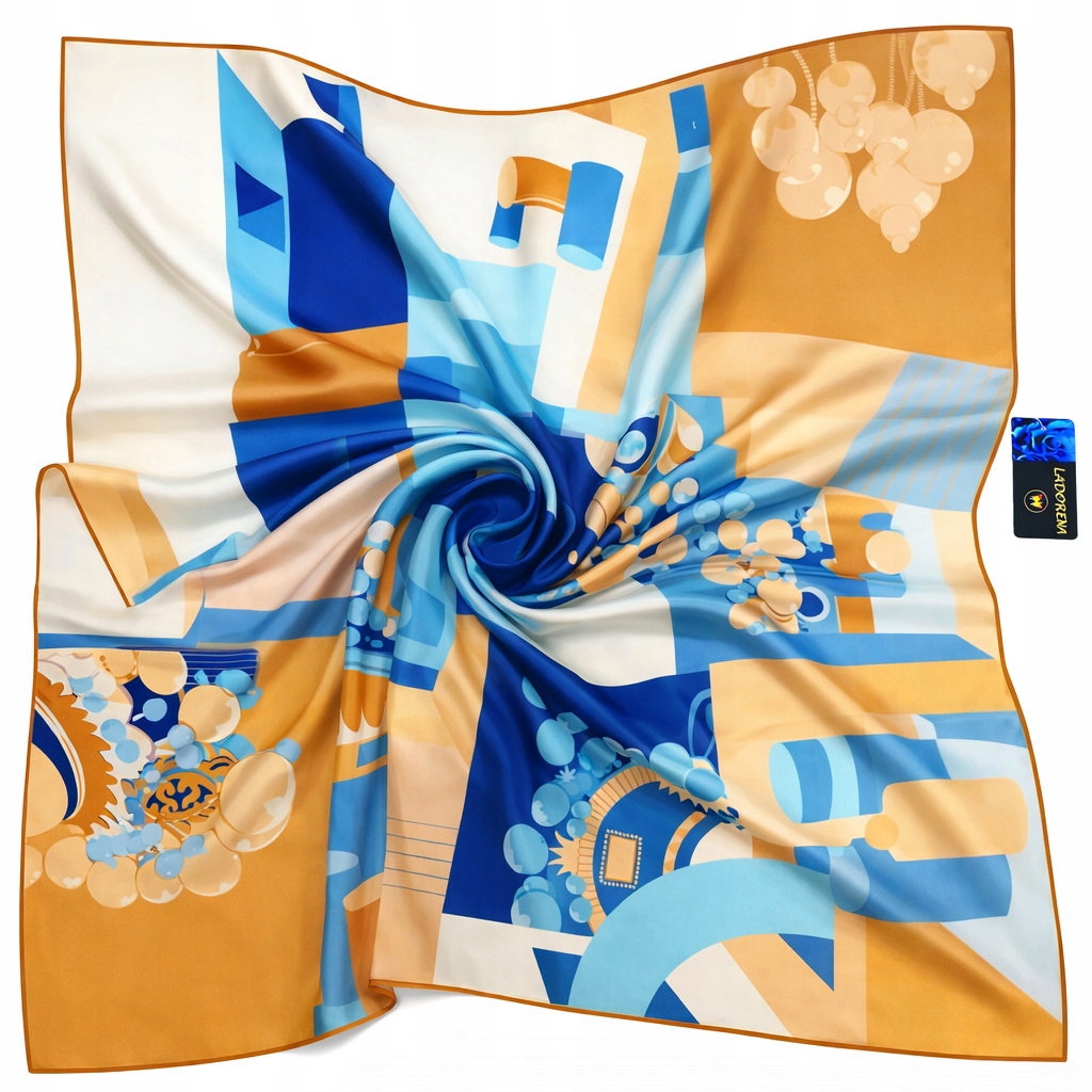 Hedvábný Šátek 100% Přírodní Hedvábí, Morušový, Prémiová Kvalita