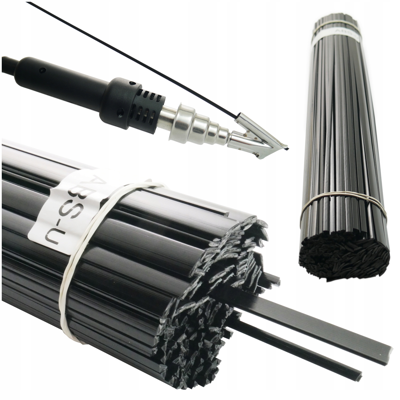 ABS-U пластикове Зварювальне сполучна 1 кг чорний ABSU