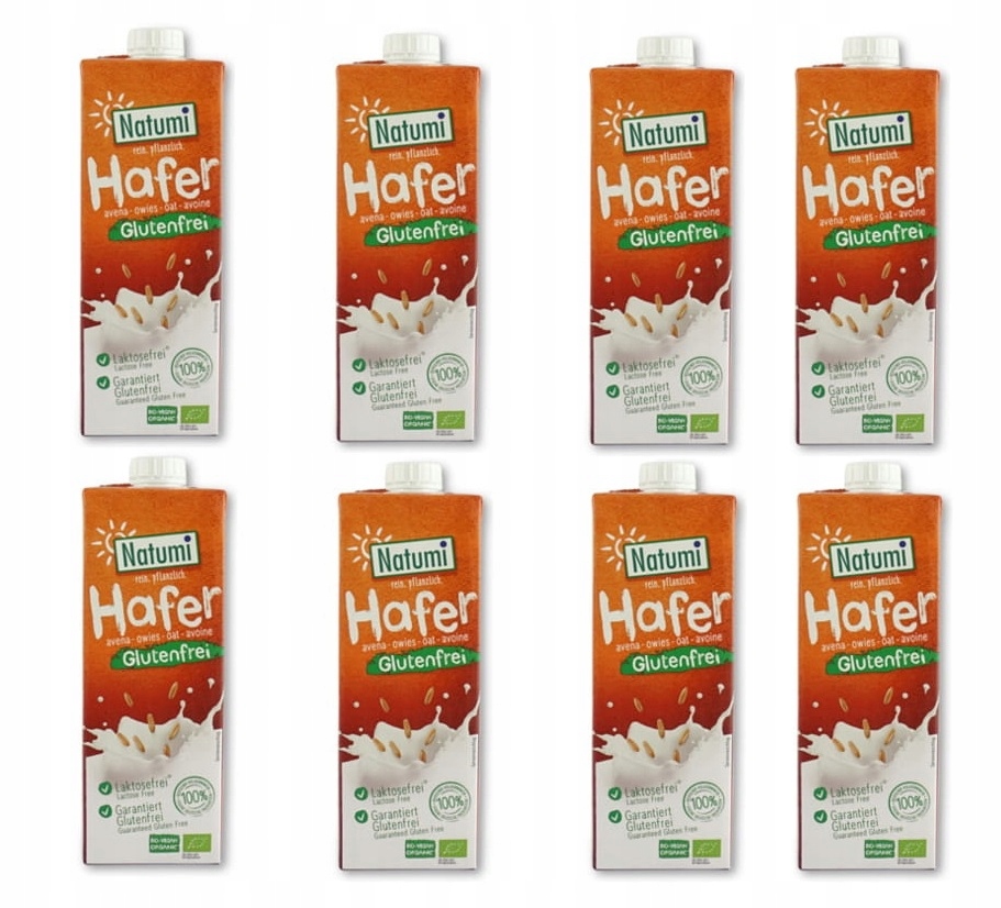 Levně Ovesný Nápoj Natumi Ovesné Mléko 8x 1L Set