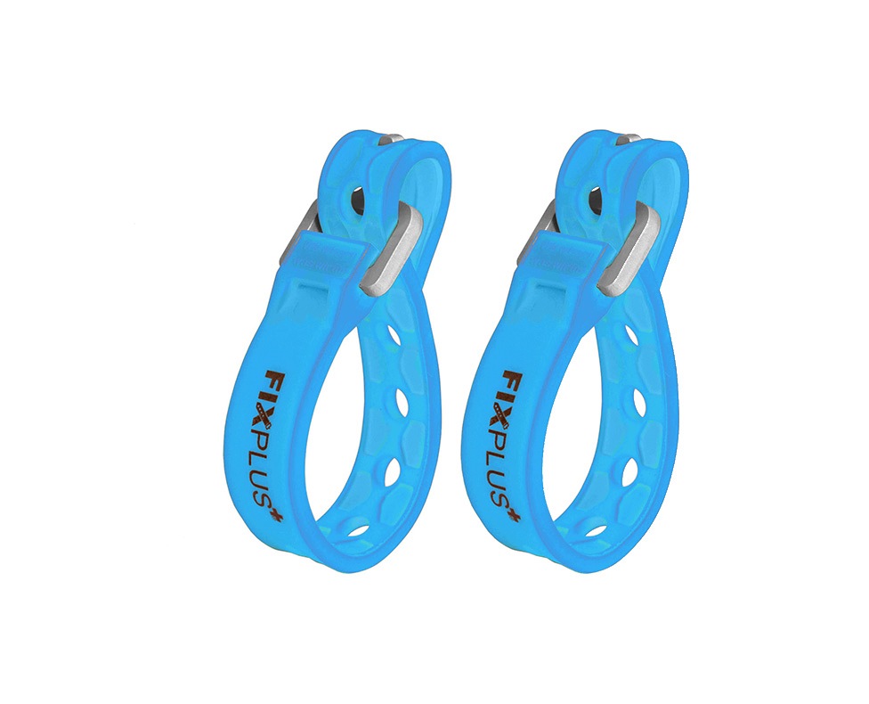 FixPlus 15cm 1,2cm Pasek mocujący x2 Czarny