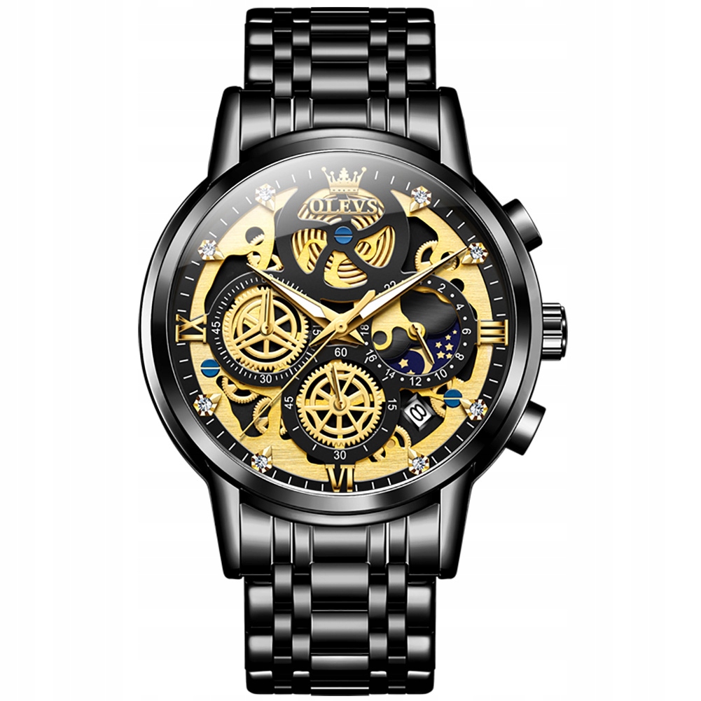 OLEVS 9947 Športové pánske hodinky Chronograf