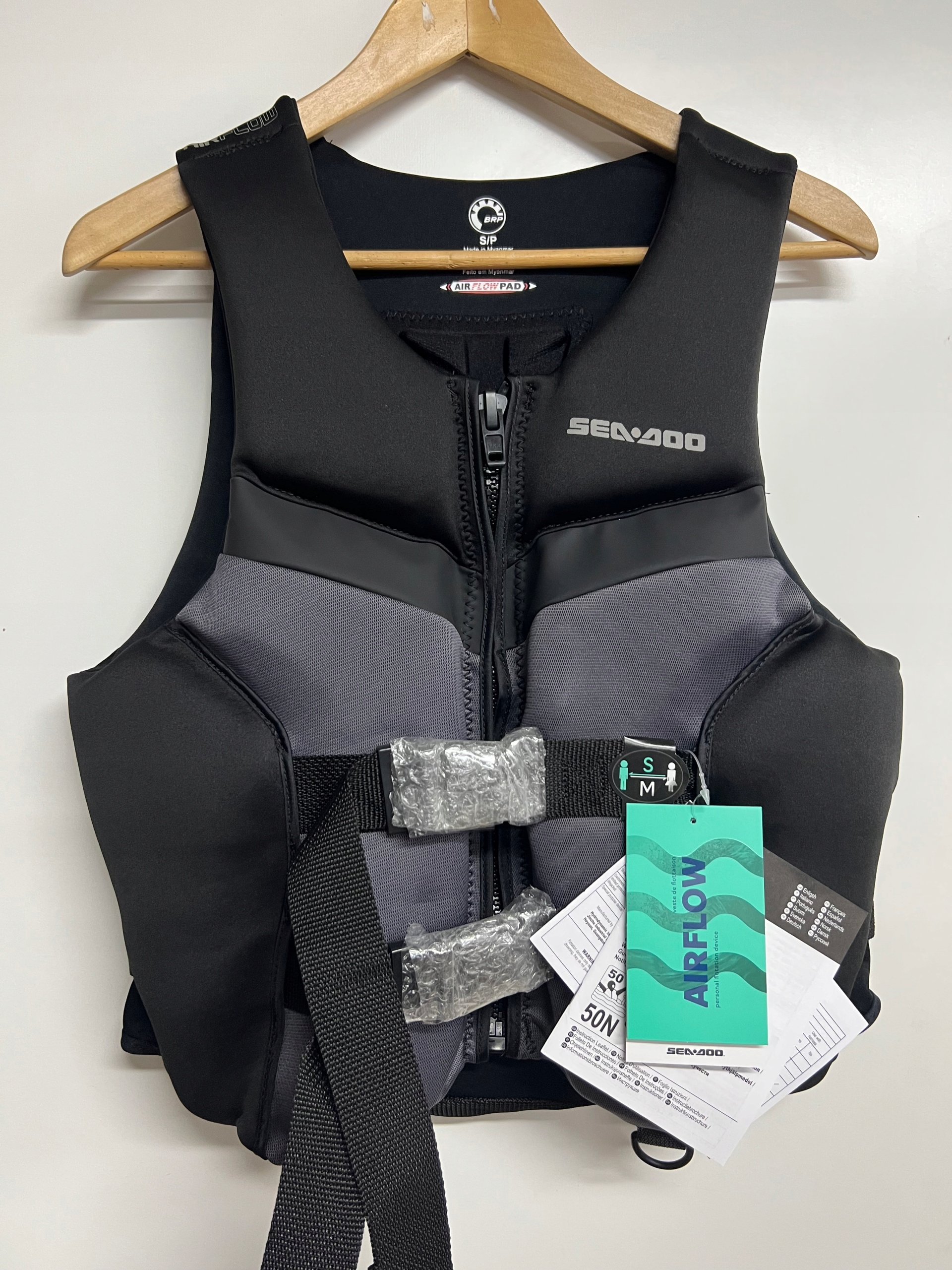 Kapok neopren kamizelka Sea-Doo Airflow Black Xs