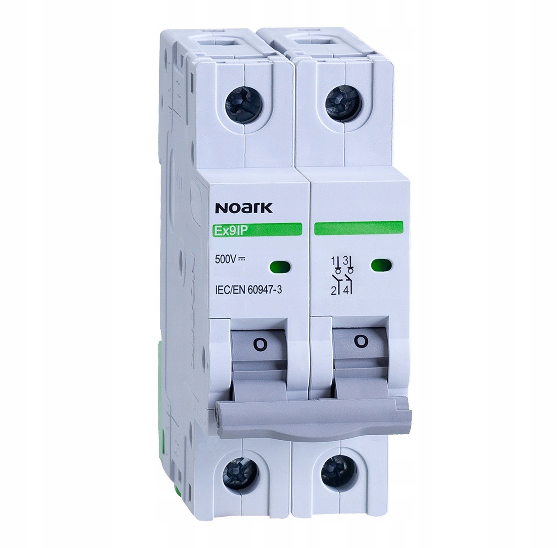 Noark Rozłącznik Izolacyjny Fotowoltaiczny Pv 2-modułowy 63A 2P 500V DC