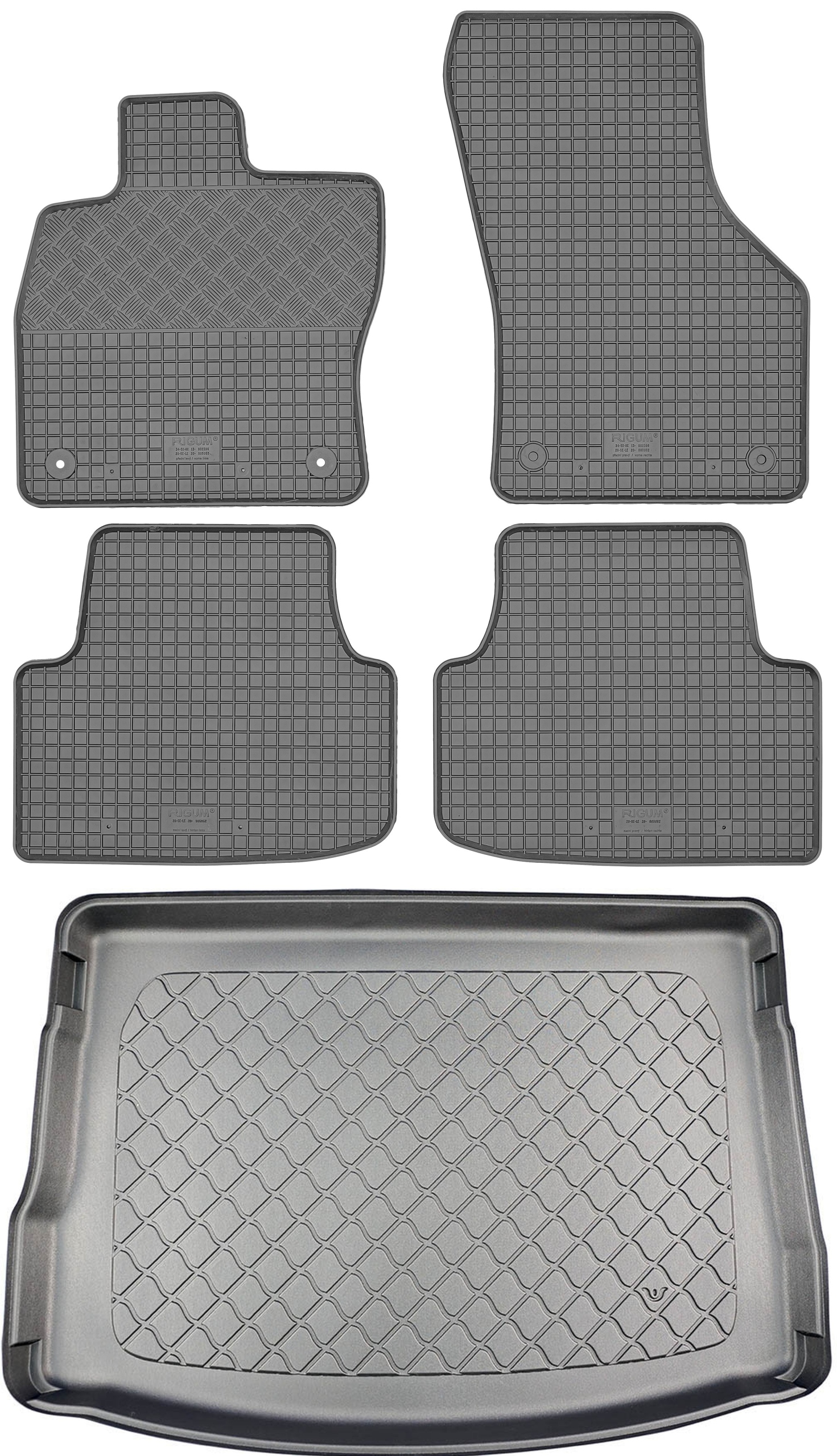 Seat Leon IV Kl Hybrid mHEV Hb od roku 2020 Sada Koberce batožinový priestor