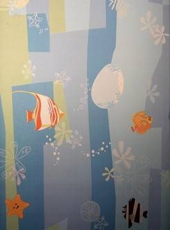 Statická okenná fólia rybka 45 cm x 15 m G-10267