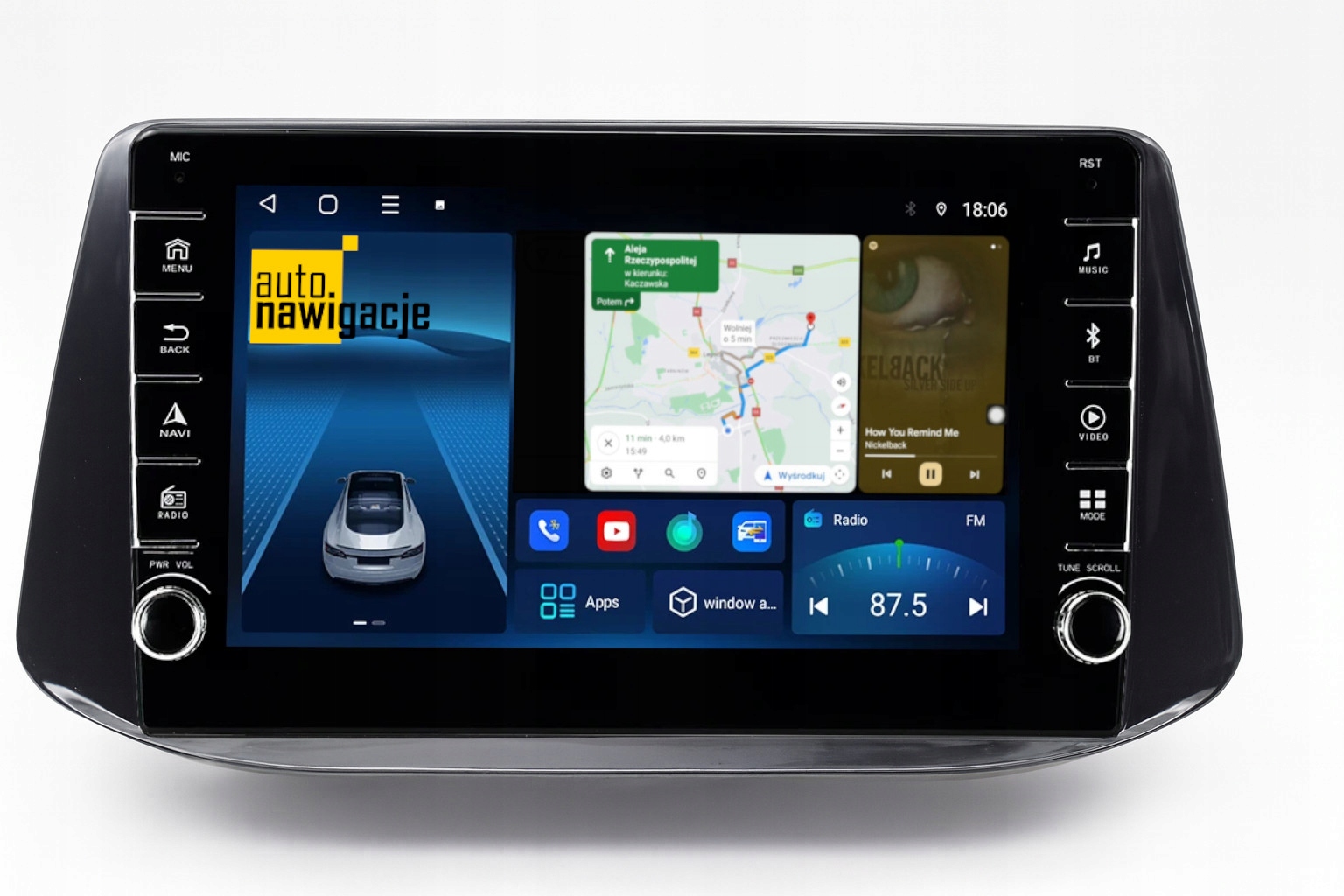 Radio Nawigacja Hyundai I30 III 2017+ Android Carplay 2/32 Gb