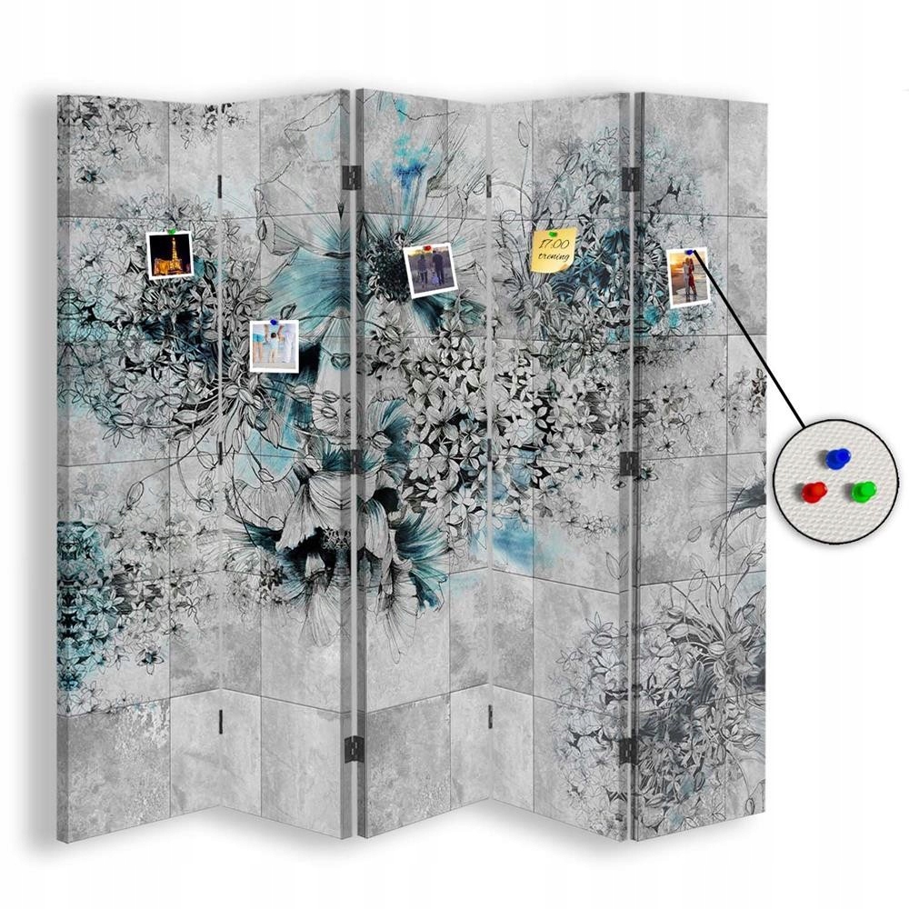 Paraván oboustranný korkový, Kouzlo klidu 180x170