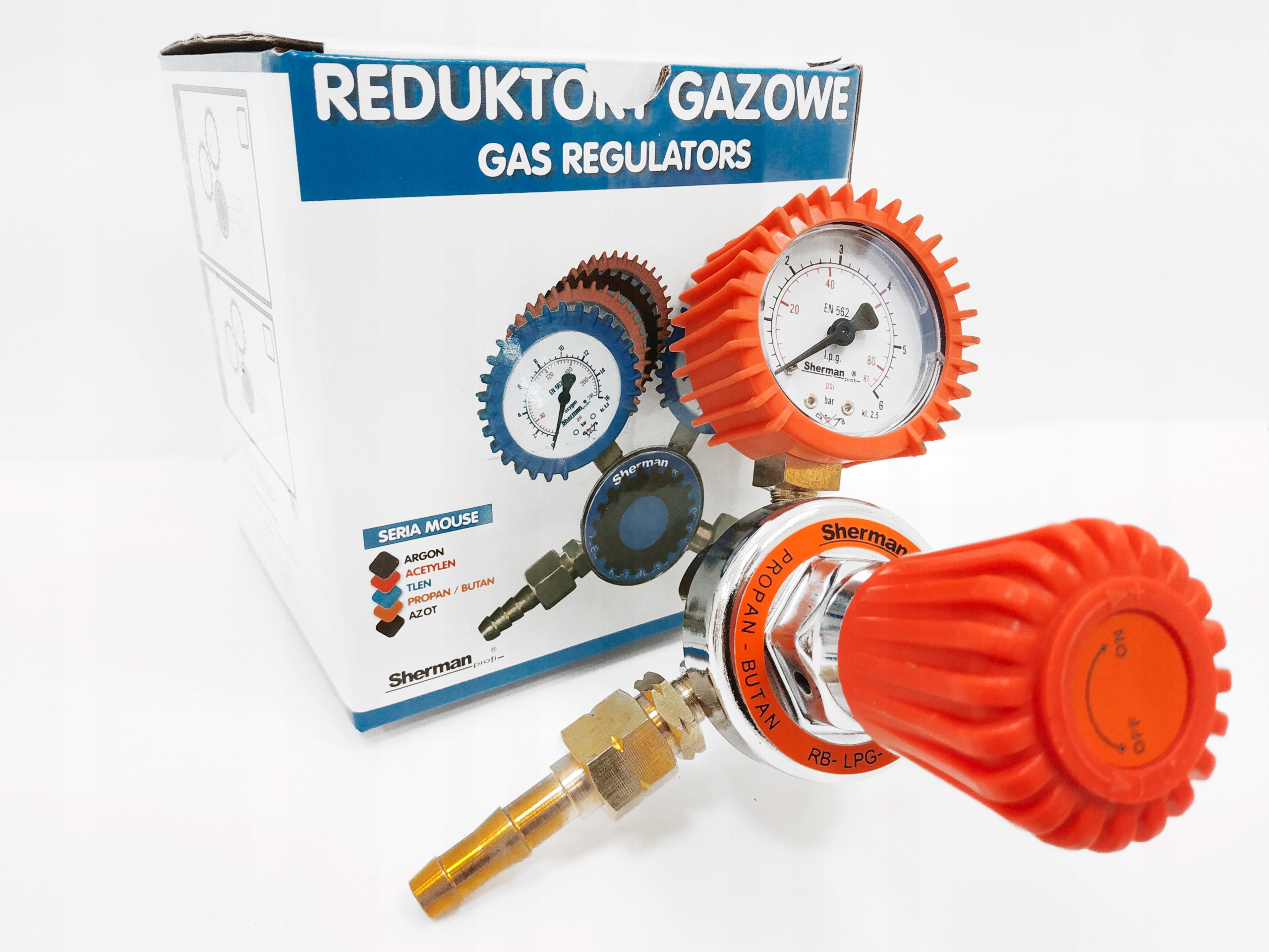 

Reduktor gazowy Sherman propan butan RB-LPG-Mouse