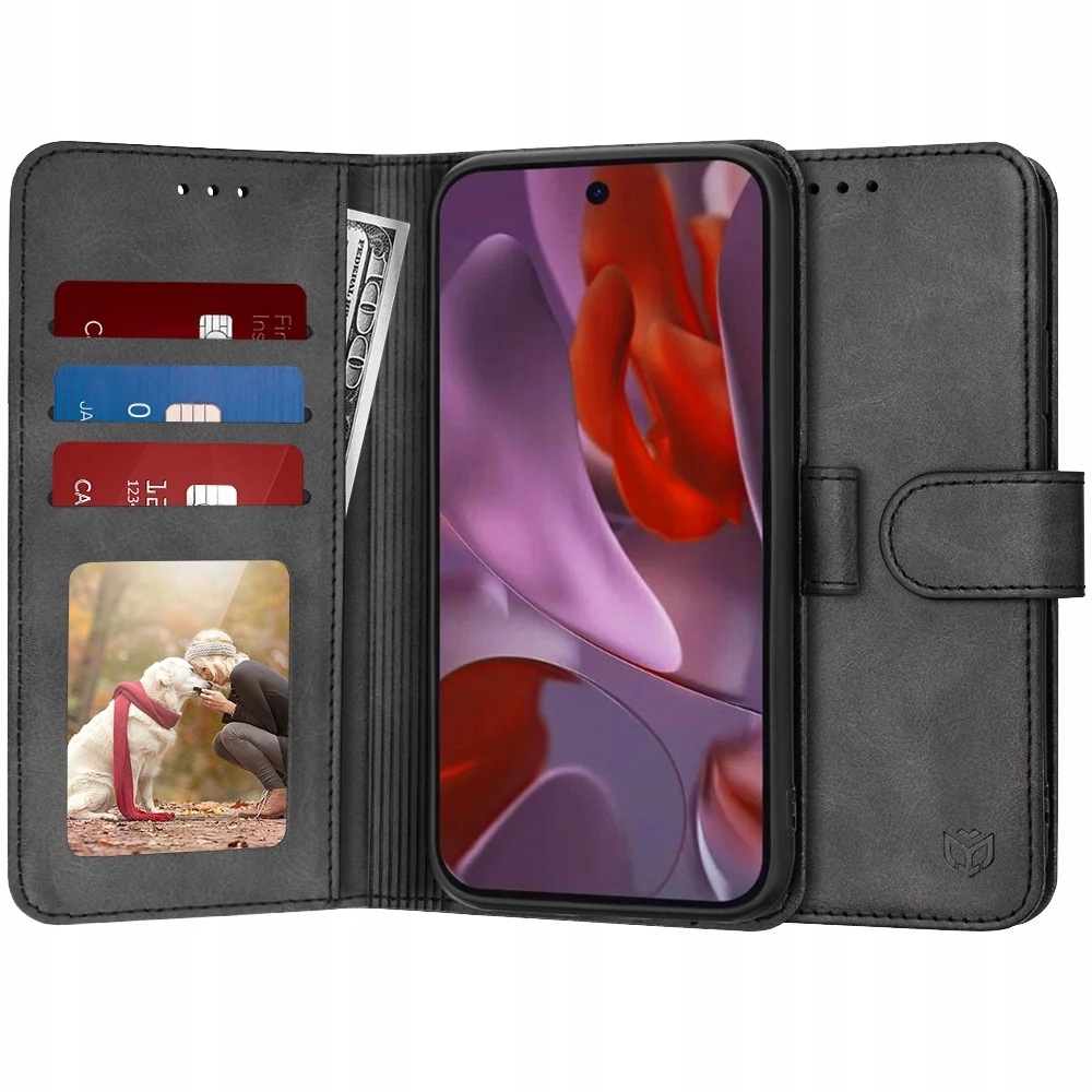 Etui Techsuit Diary Book do Google Pixel 9a – czarne