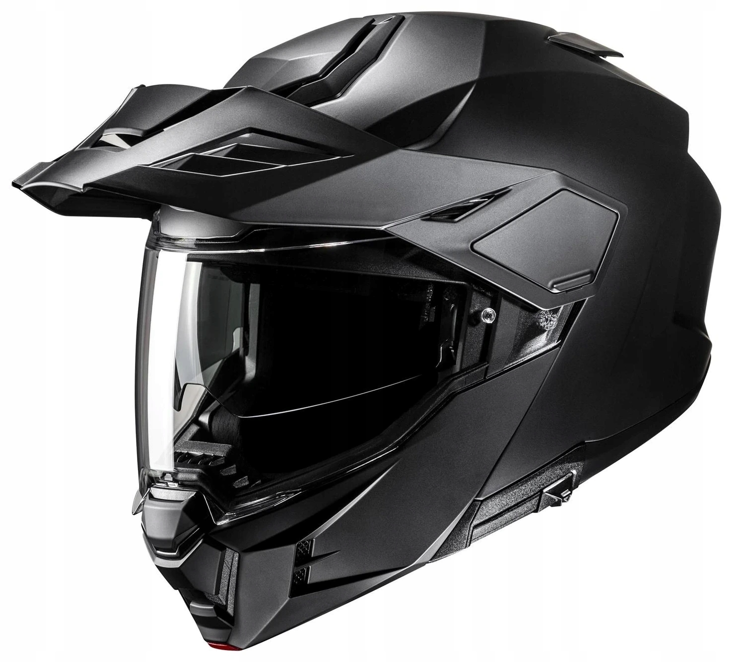 Hjc I80 Solid Semi Flat Black Motocyklová Vyklápacia Prilba Čierna
