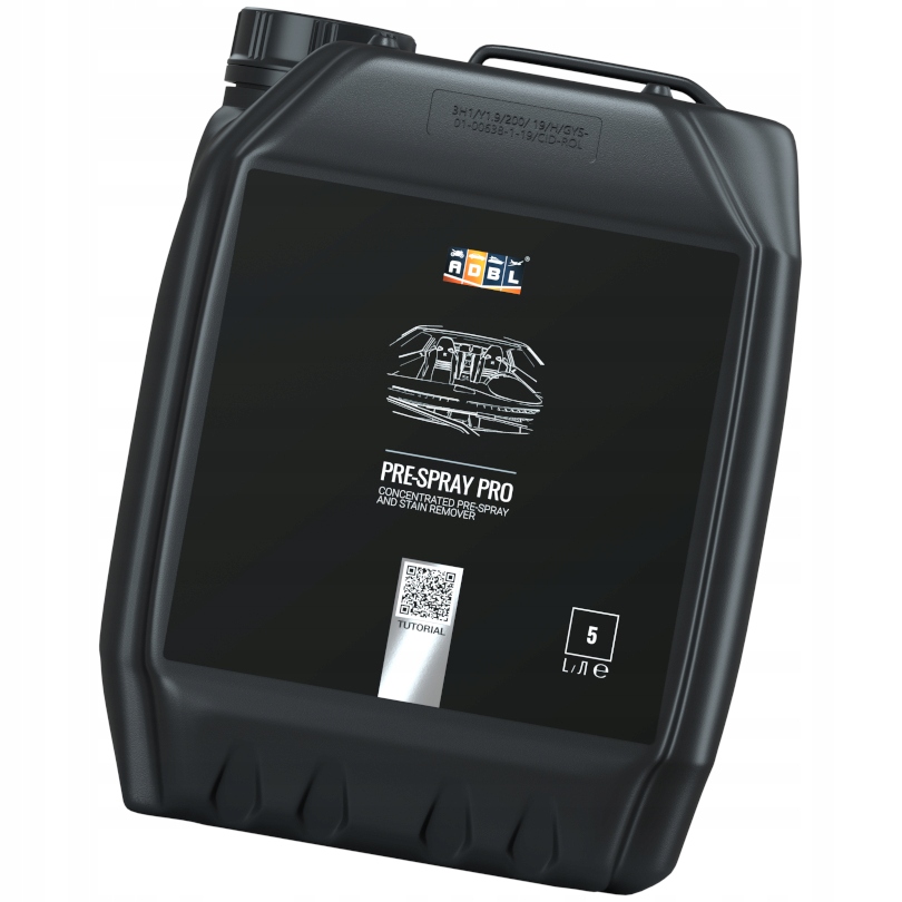 Adbl Pre Spray Pro 5L Płyn Środek Do Prania Tapicerki Materiałowej Foteli