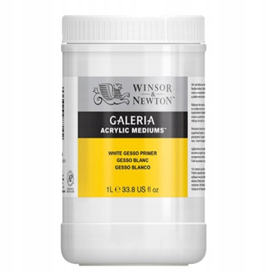 Akrylová zemina Galerie White Gesso Primer Winsor & Newton 1 litr