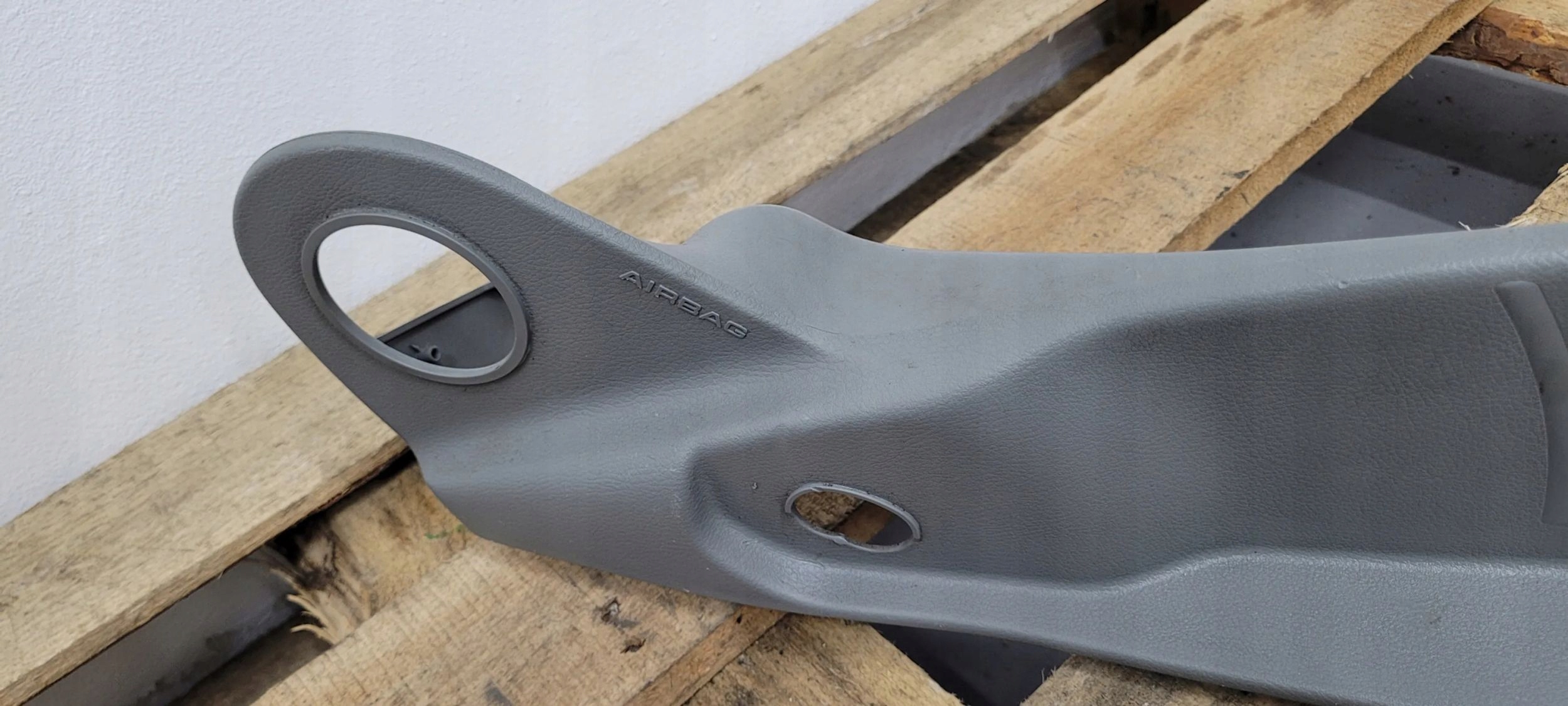 A5 8W cover support seat right front LEATHER MILANO FELSGRAU A4 B9 8W