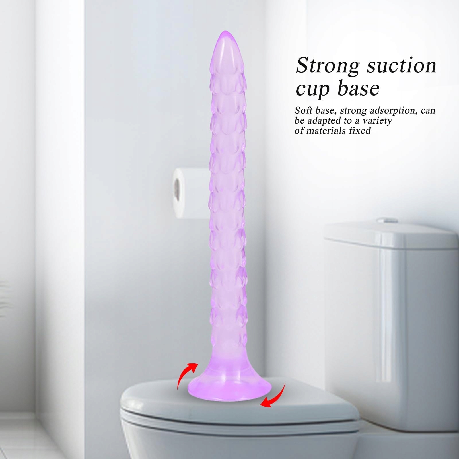 DILDOEXTRA Długi Dildo Analny Dla Mężczyzn i Kobiet Z Przyssawką 33cm — miniatura 5