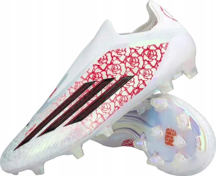 Męskie buty piłkarskie Adidas F50 Elite Lamine Yamal LL Fg białe