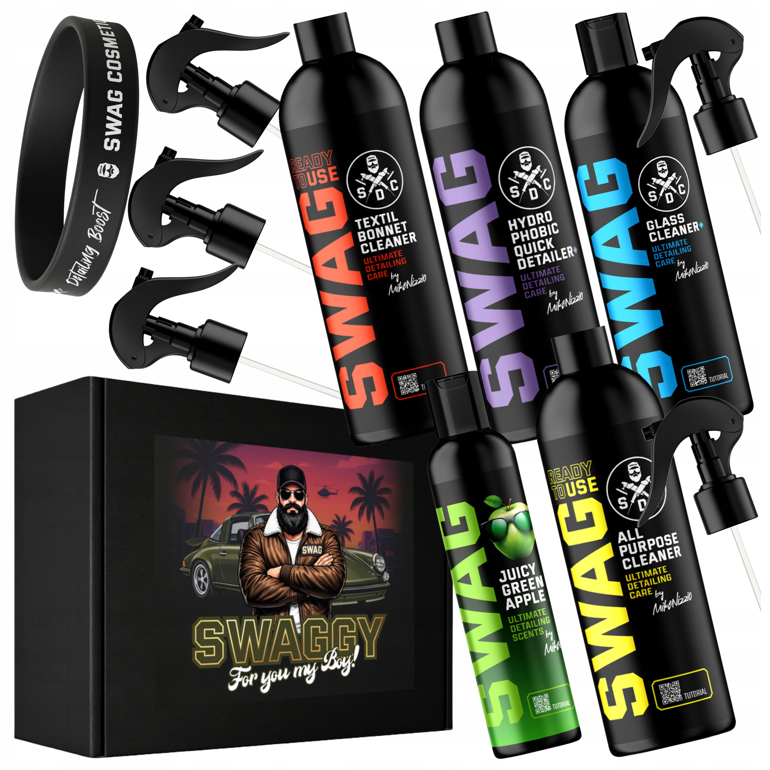 Swag Detailing Gift Box For Men Zestaw Kosmetyków Samochodowych Do Auta
