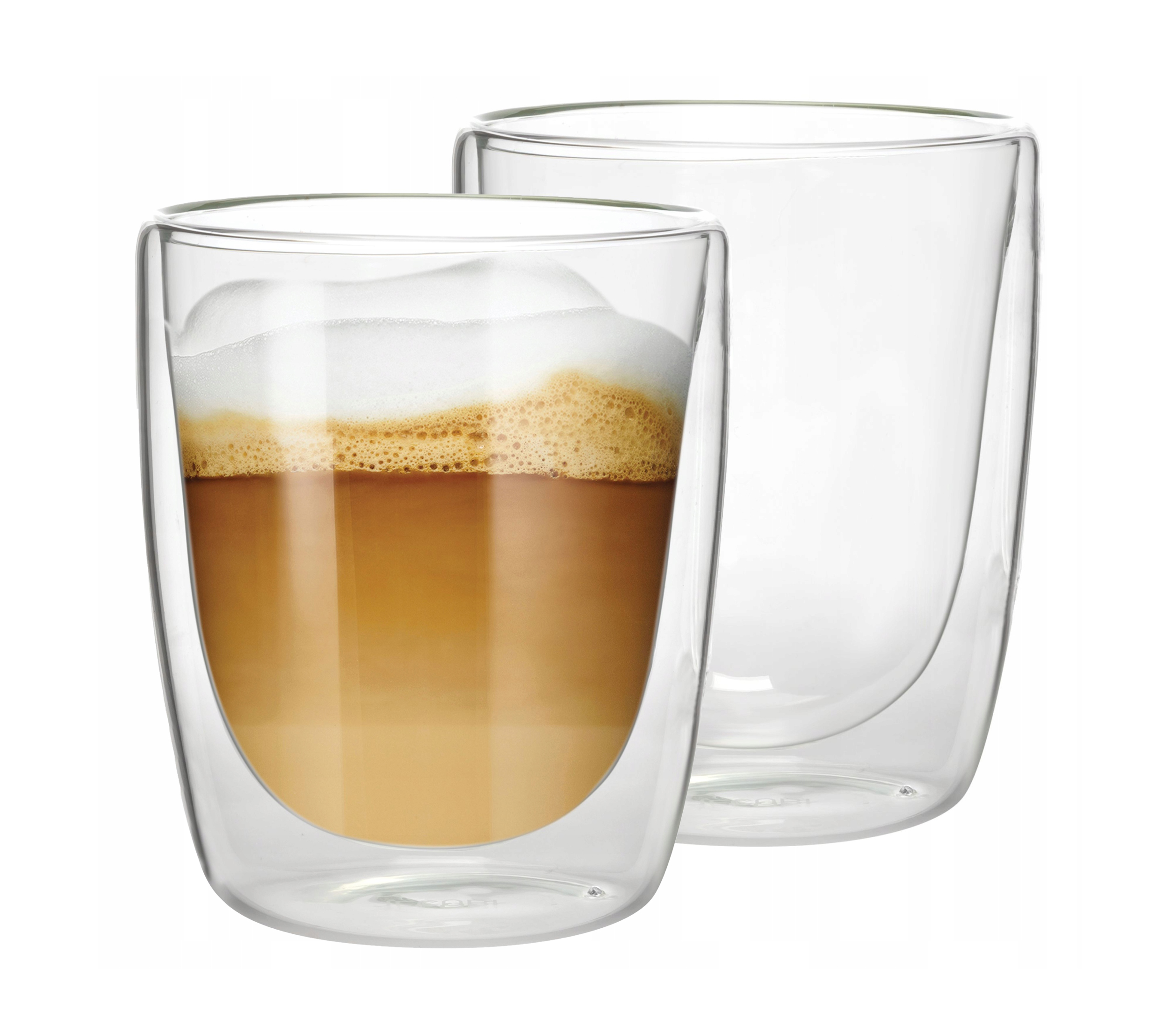

Zestaw Szklanki termiczne z podwójną ścianką 350ml