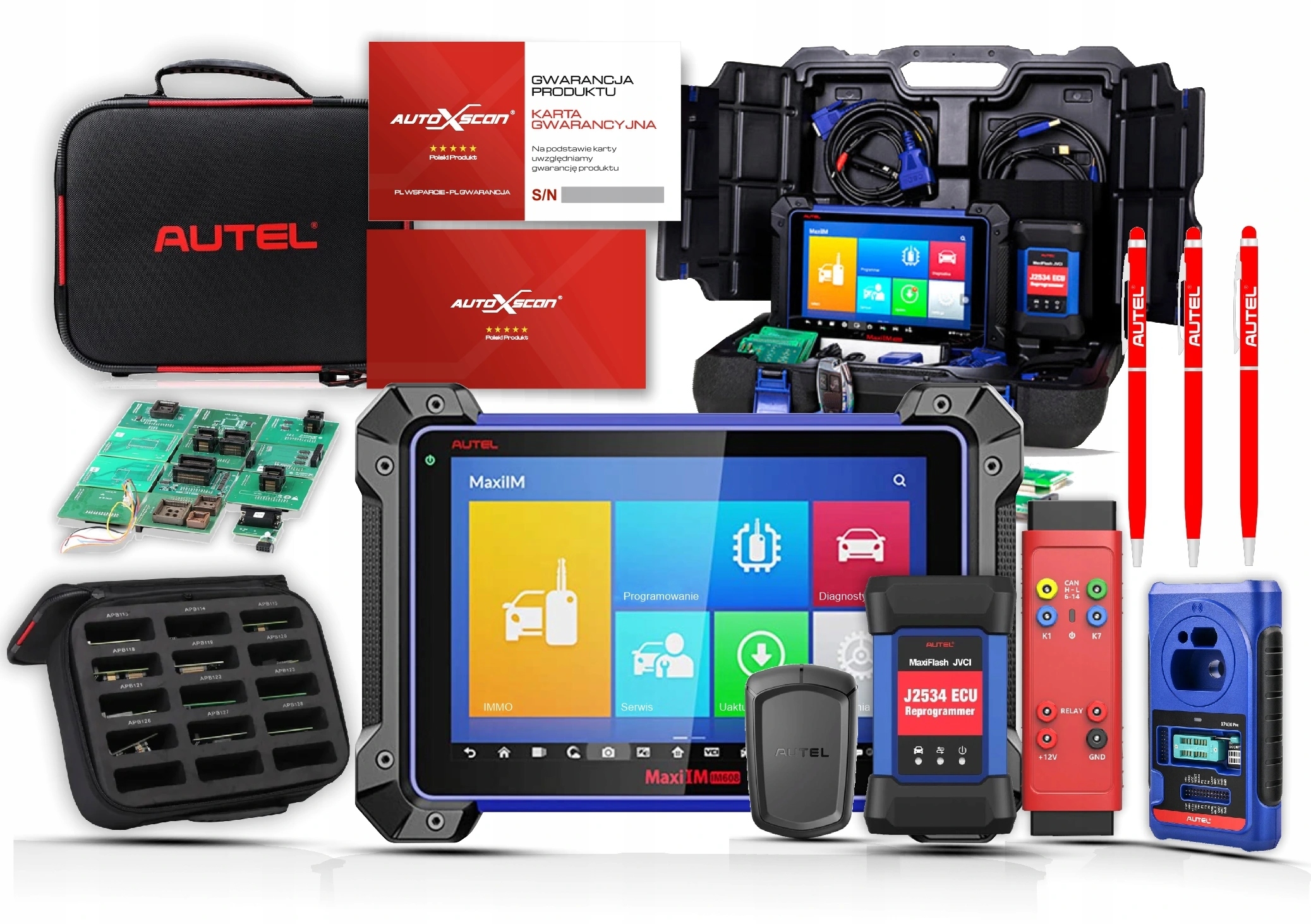 Autel IM608+XP400 PRO+IMKPA+GBOX+APB112 Sada