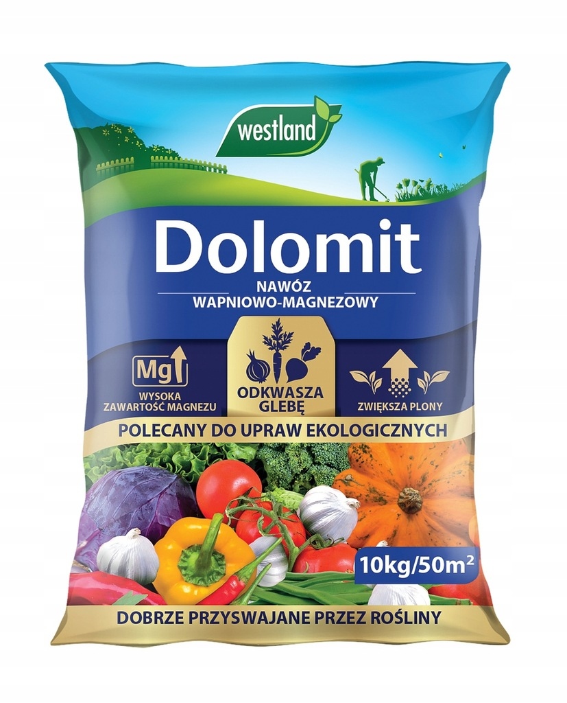 

Westland Nawóz Dolomit 10kg Wapniowo Magnezowy