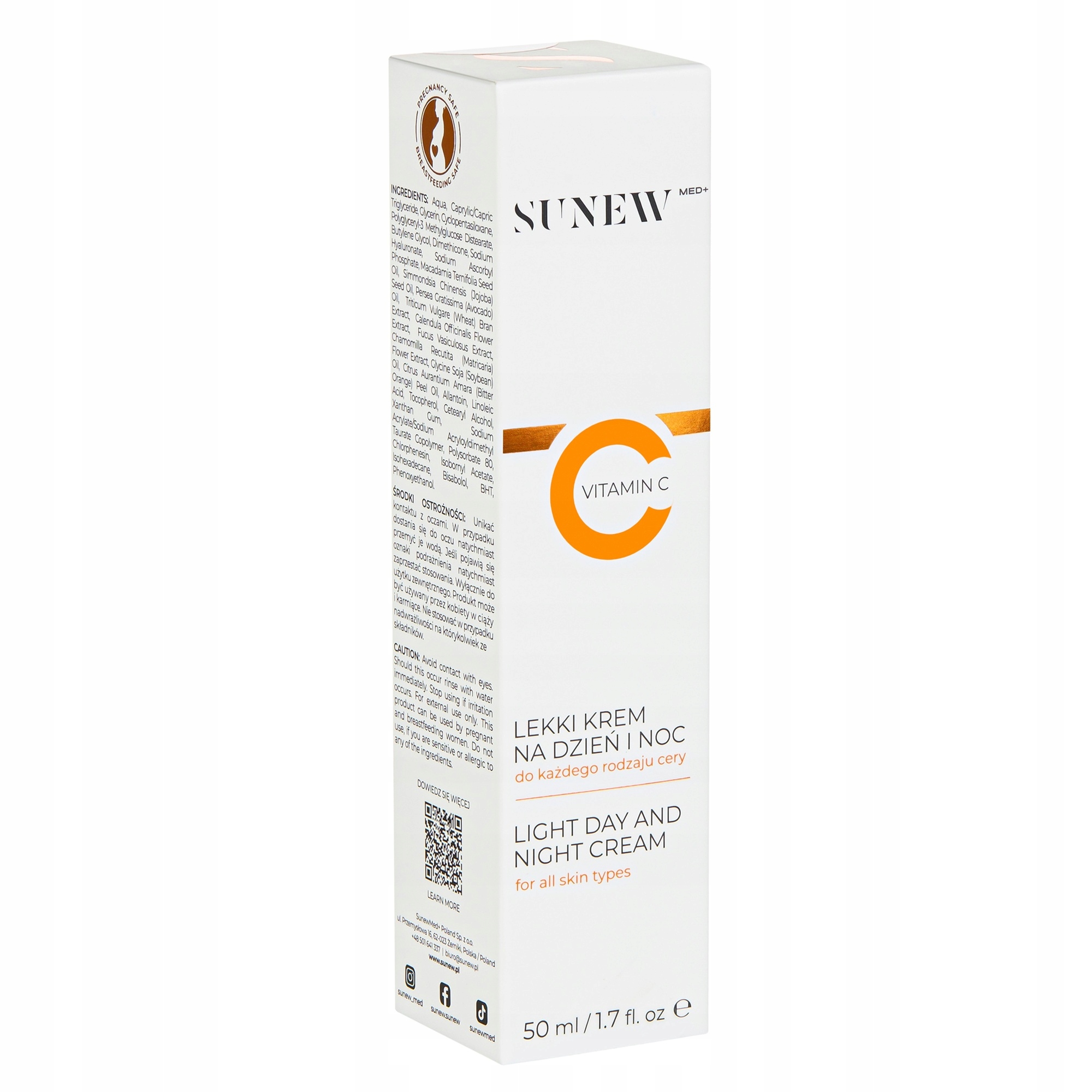 Sunew med lekki krem na dzień i noc z Vit C 50 ml