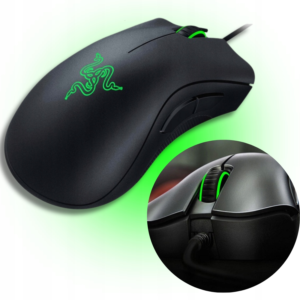 Přesná Herní myš drátová myš Razer optická Dárek pro hráče