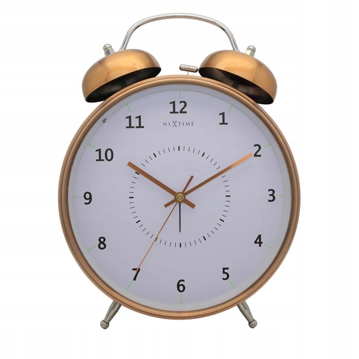 Meďový Budík 20 cm Wake Up Nextime