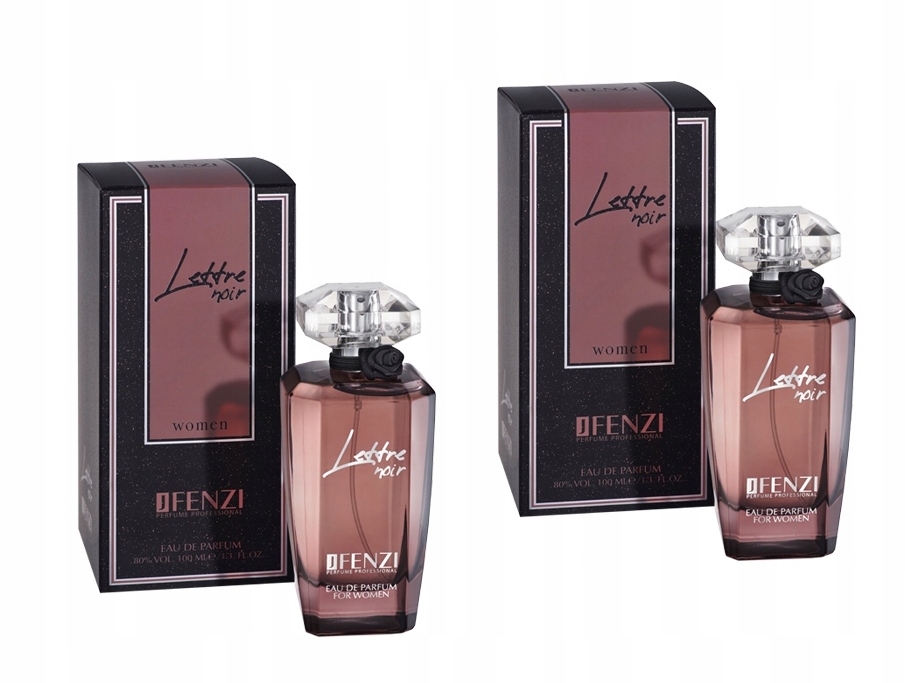 JFenzi Lettre Noir 2x100ml eau da parfum Set