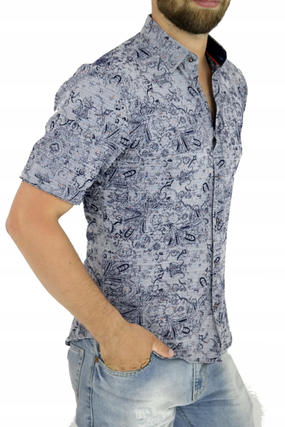 

Giovanni Pera Koszula męska krótki rękaw GPK17 XXL