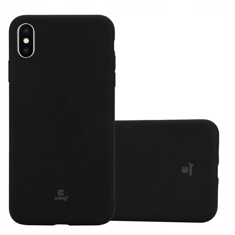 

Crong Soft Skin Czarne etui case do iPhone Xs Max
