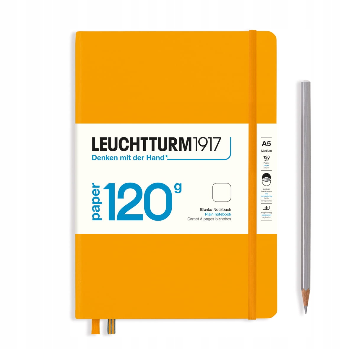 Notatnik Leuchtturm1917 Medium A5, 120g, Gładki, Rising Sun