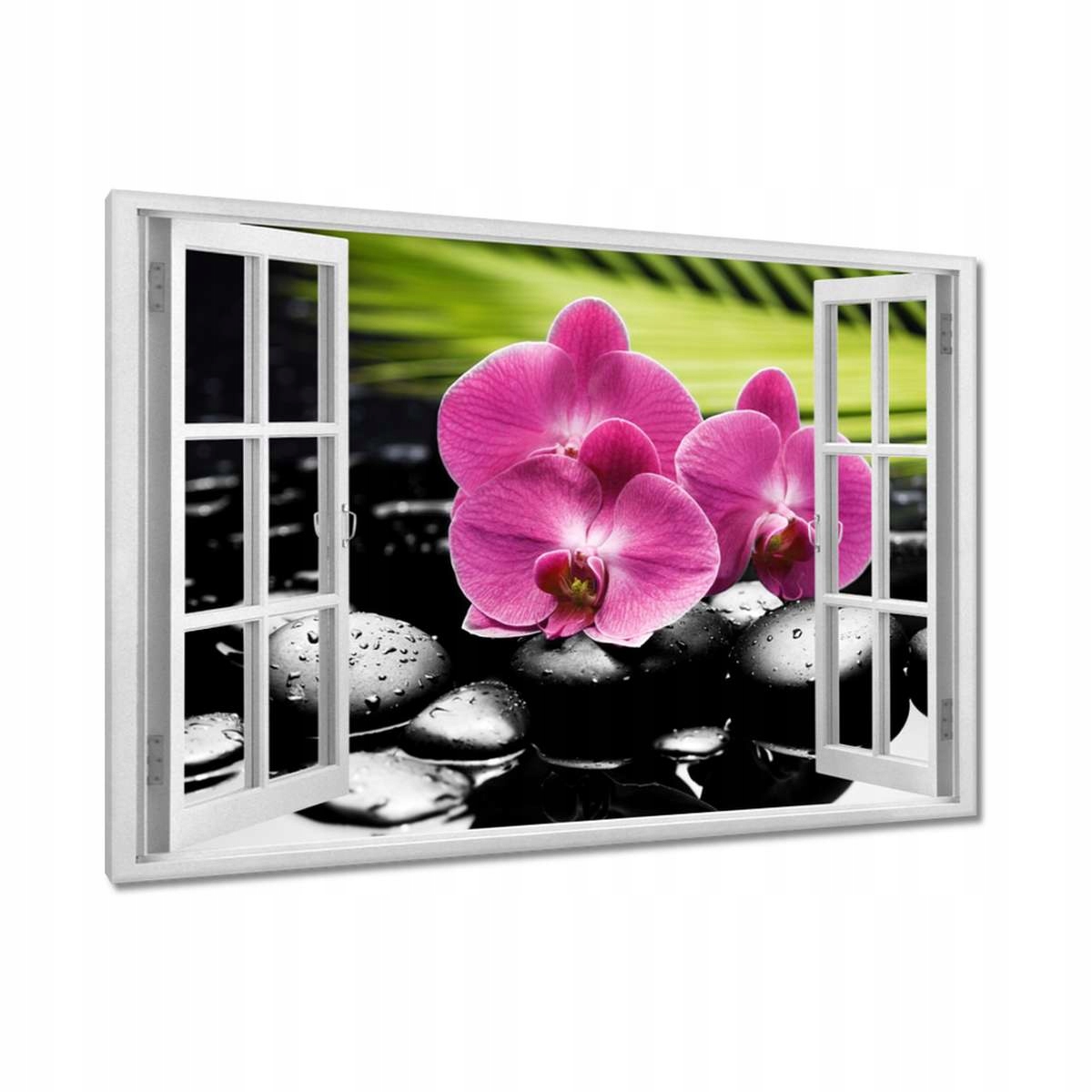 Obrazy 90x60 Spa Kameny a oleandry