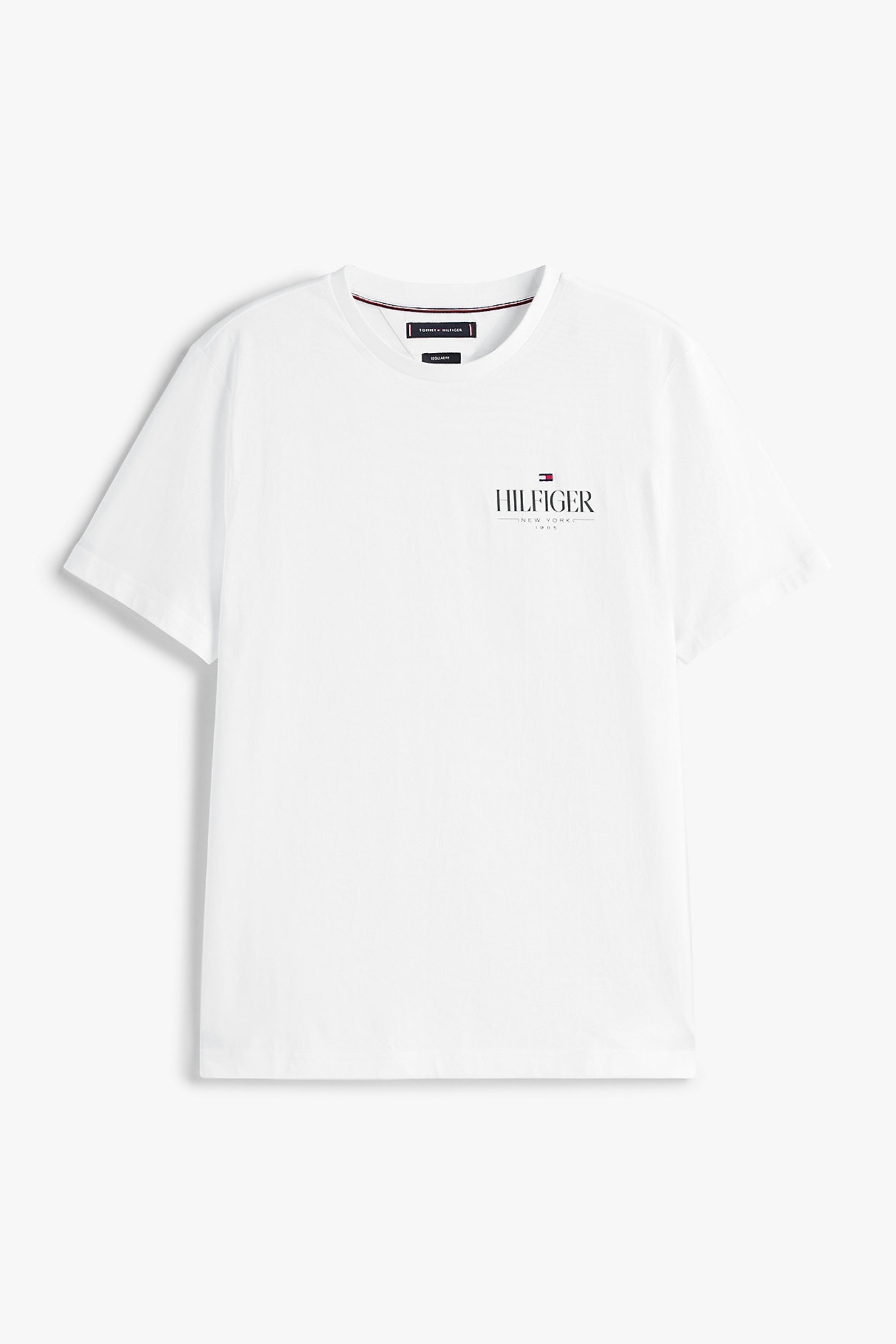 Tommy Hilfiger Tričko MW0MW39355 Bílá Regular Fit L