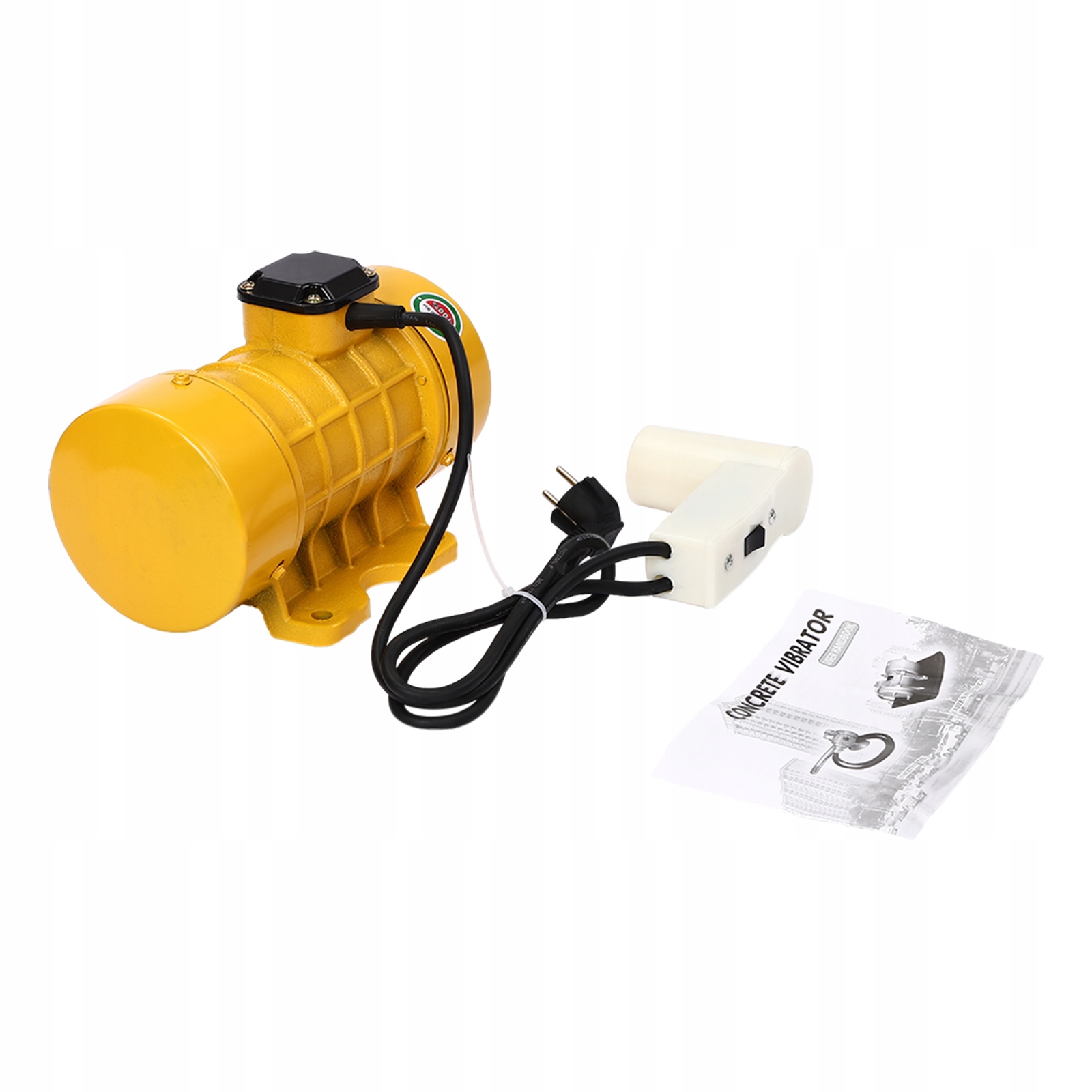 250W SILNIK WIBRACYJNY Z REGULATOREM PRĘDKOŚCI 220V-ŻÓŁTY
