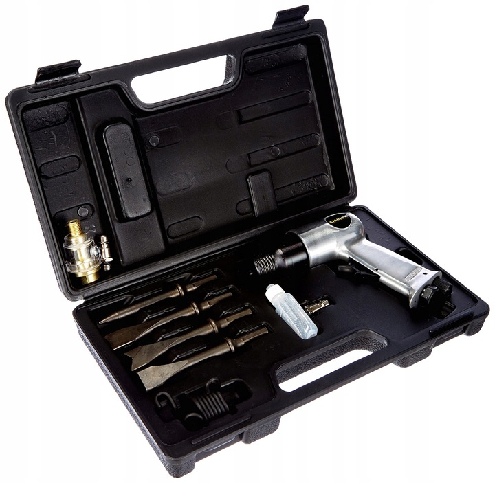 UDAROWY MŁOTEK PNEUMATYCZNY DO SWORZNI DRĄŻKÓW PRZEGUBÓW + ZESTAW DŁUT Kod producenta ad-520