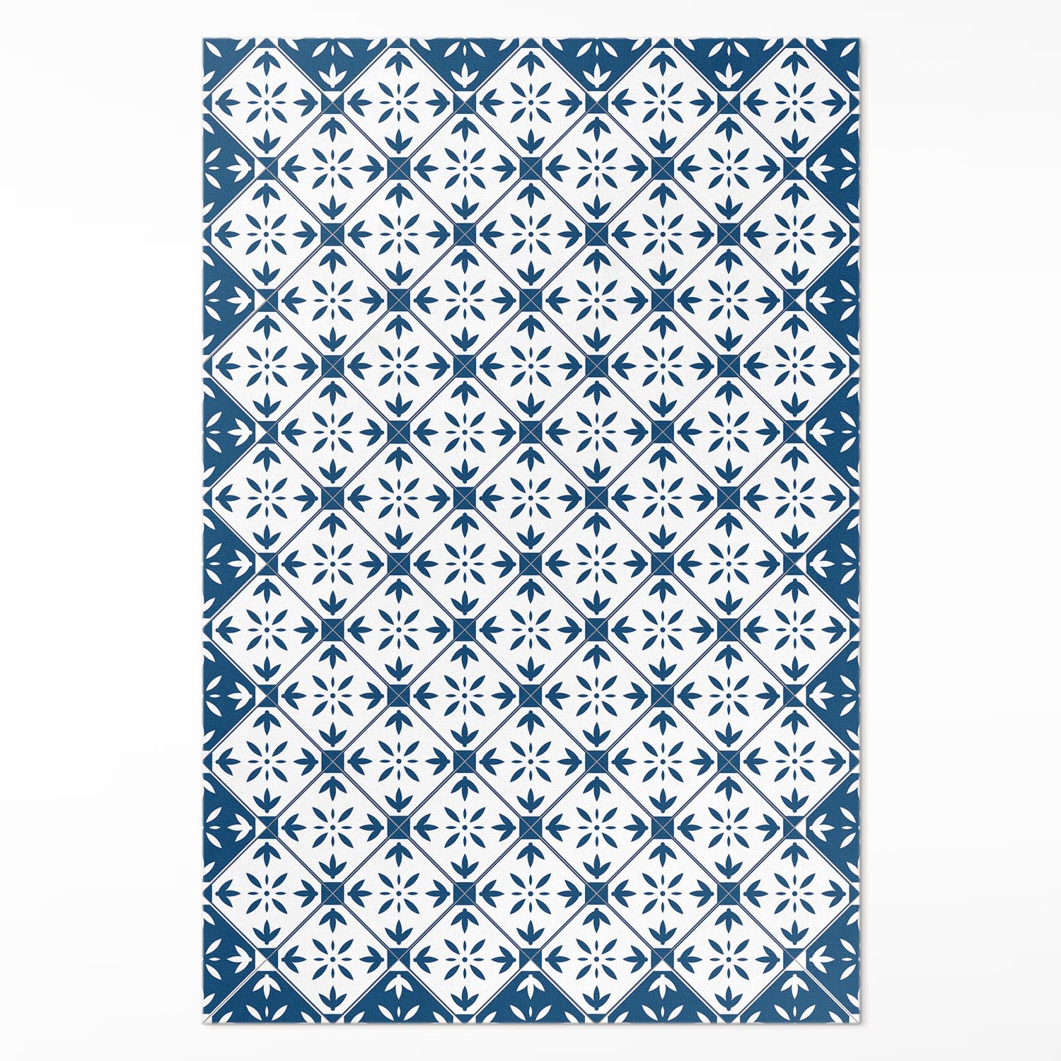 Vinylový koberec Protišmykový kosoštvorcová kocka dekoratívna mozaika 100x150 cm