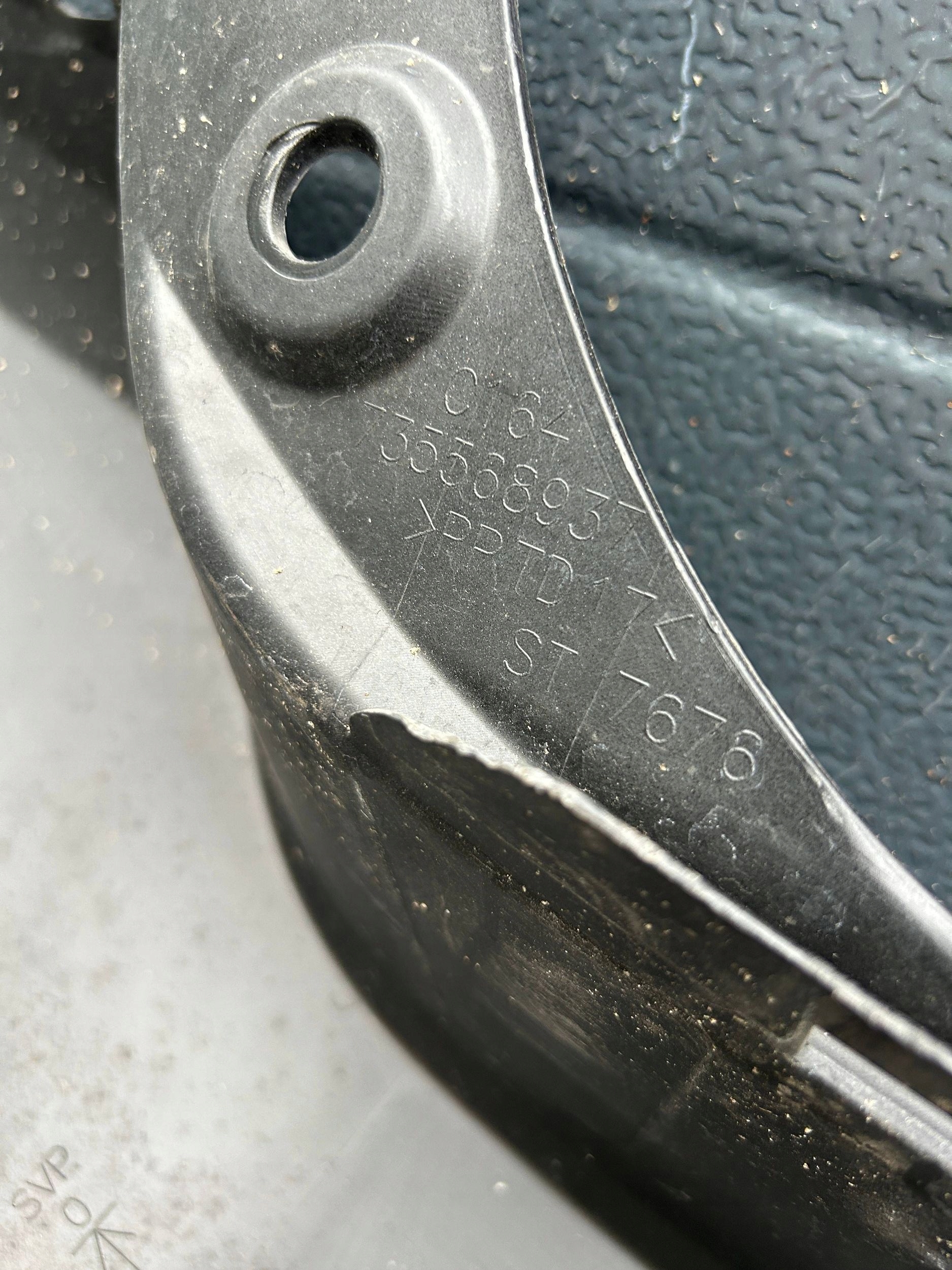 Fiat 500L 14- bumper rear part rear