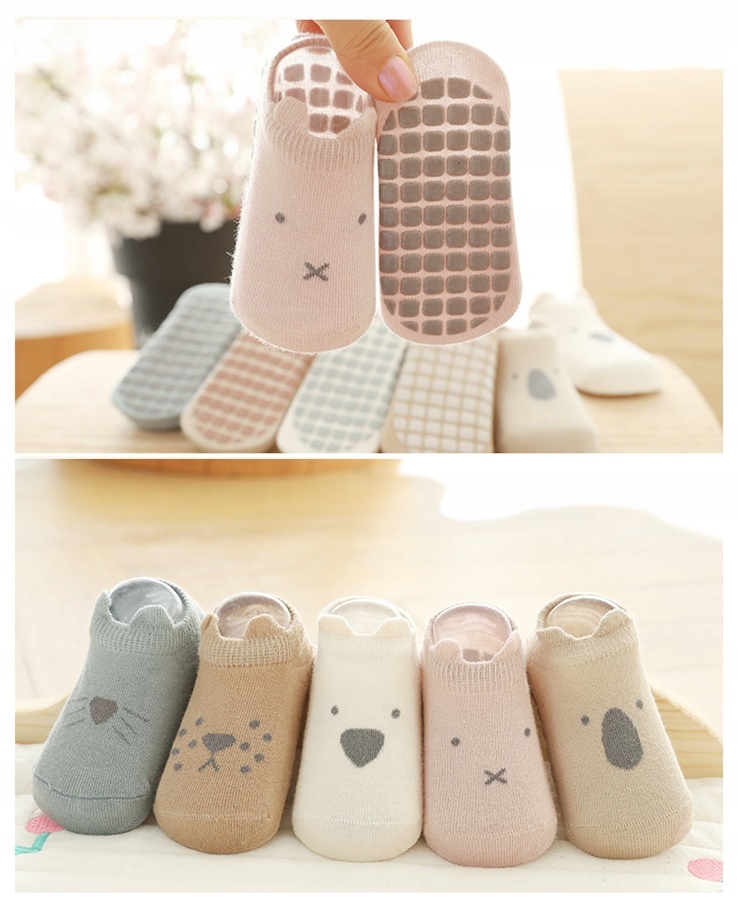 Stopki skarpetki antypoślizgowe bawełniane podeszwa abs ABSY 86-92 1-2L Marka Inna marka