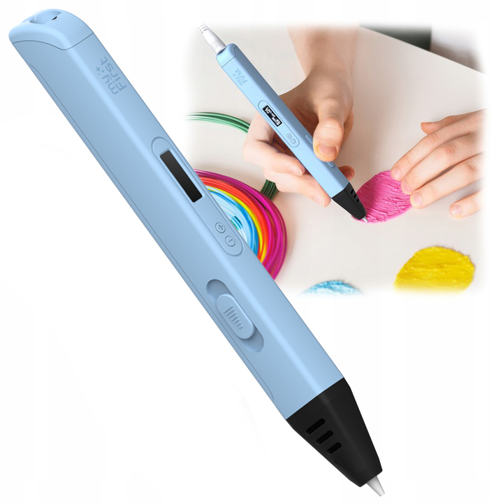 Pokročilý Propiska MyFirst 3D Pen Artist Obrazovka Oled Pla Abs Náplně 6 x 3 m