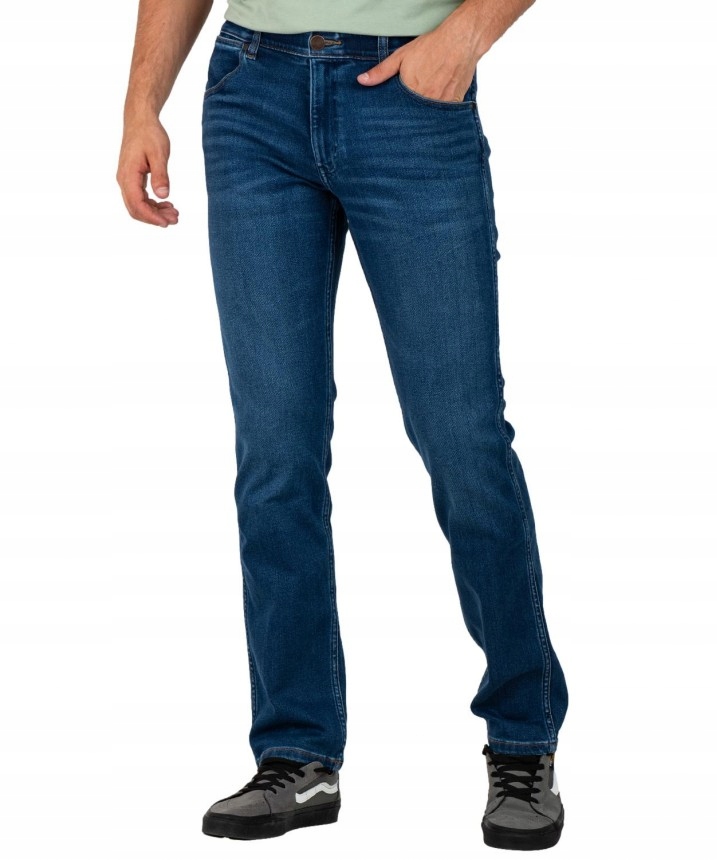 Pánské džíny Wrangler Greensboro 112341419 W31 L34 Olympia Jednoduché