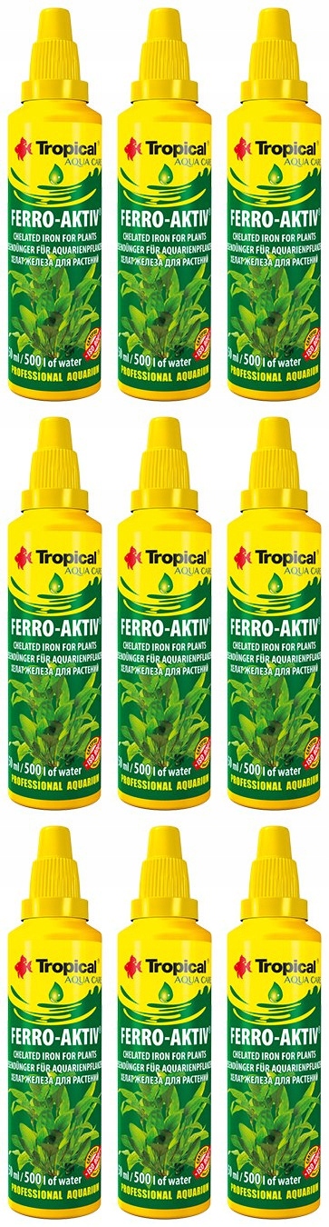 Tropical železo Ferro-aktiv pro rostliny 9x30 ml