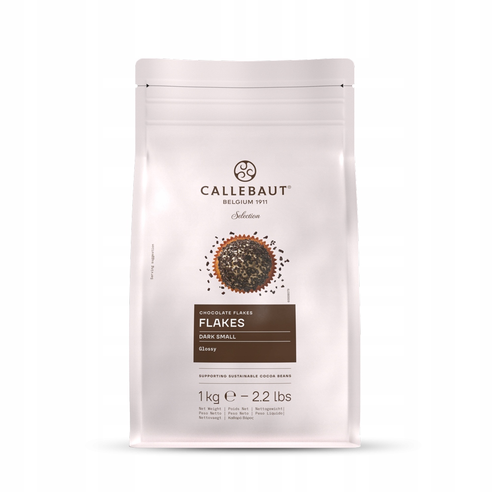 Levně Callebaut Flakes splitters tmavé vločky malé 1 kg