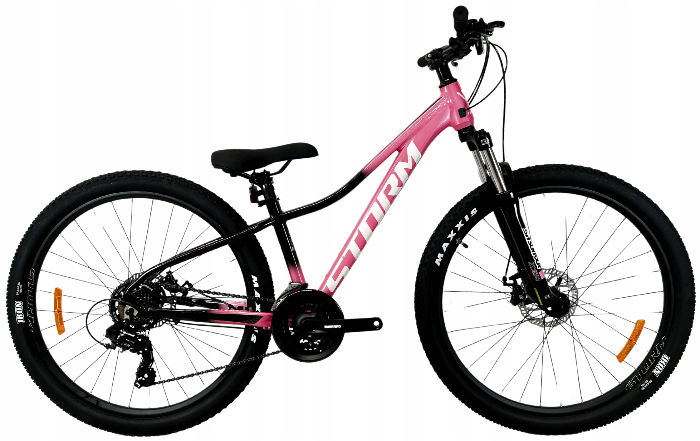 Rower Górski Mtb Storm Shark 1.0 Lady 2D 27,5 rama 13,5 ciemny róż 2025