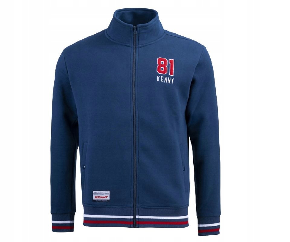 Kenny Racing Mikina Model Academy Cardigan Farba Modrá Veľkosť M