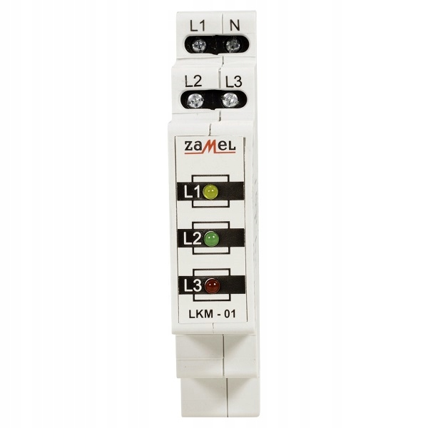 Kontrolka faz wskaźnik zasilania ZAMEL 230-400V AC