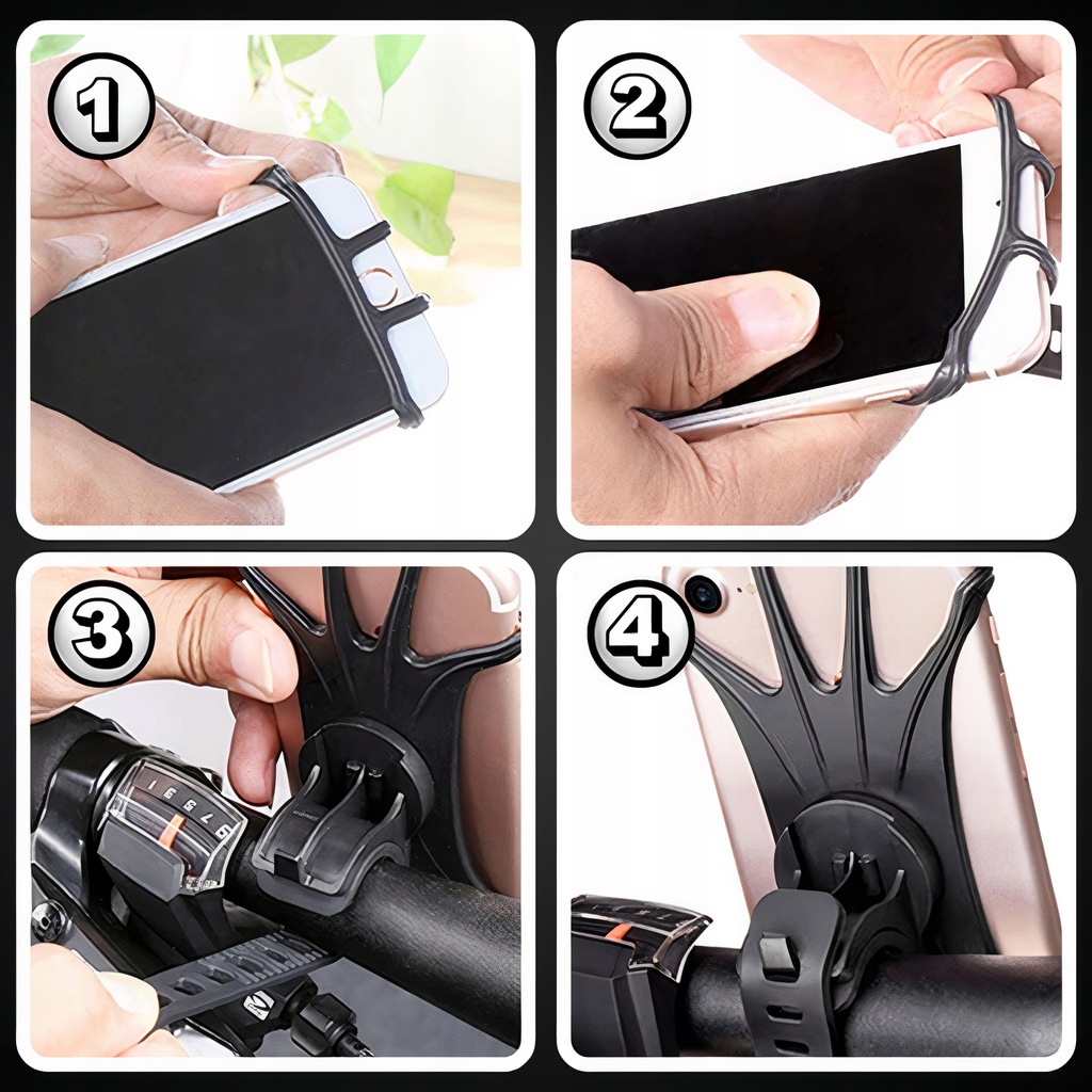 UCHWYT ROWEROWY NA TELEFON GPS ROWER MOTOCYKL GSM DO TELEFONU SMARTFONU Przeznaczenie telefon