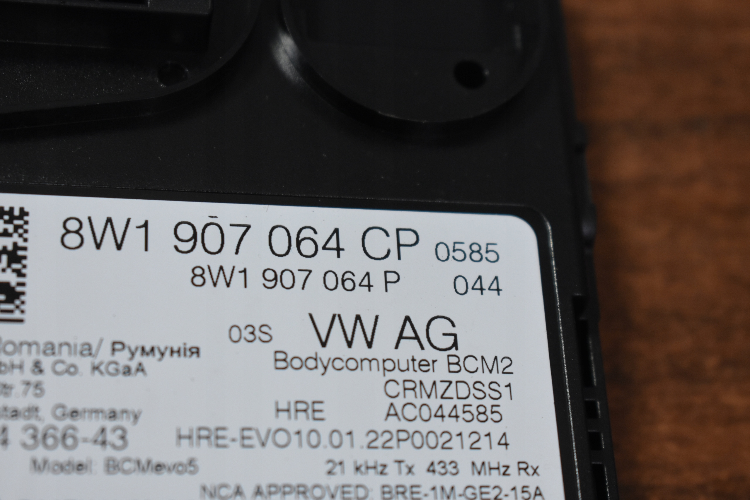 IDEALNY module control unit KOMFORTU BCM AUDI E-TRON PORSCHE 1 9
