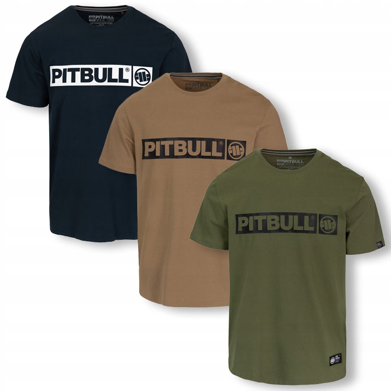 Sada pánských triček Pitbull Hilltop Komplet Bavlněné tričko 3ks