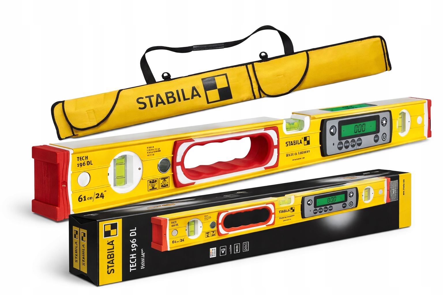 Poziomica cyfrowa Stabila 196DL 183cm elektroniczna pokrowiec SA19824