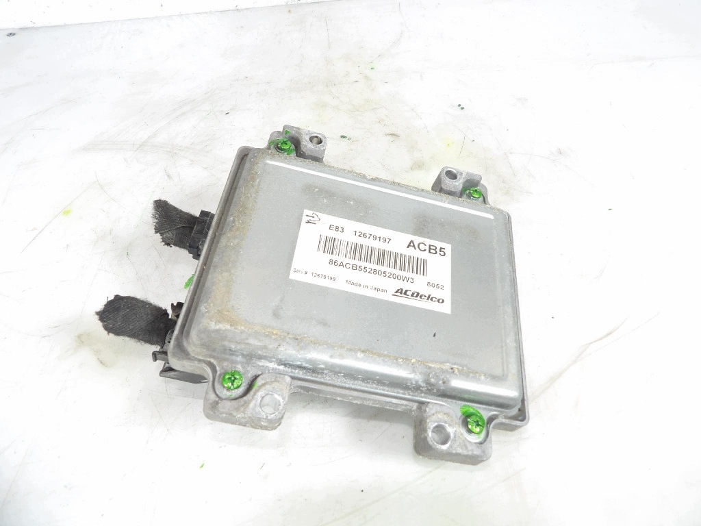 OPEL ASTRA J 1.6 16V control unit of the engine 12679197