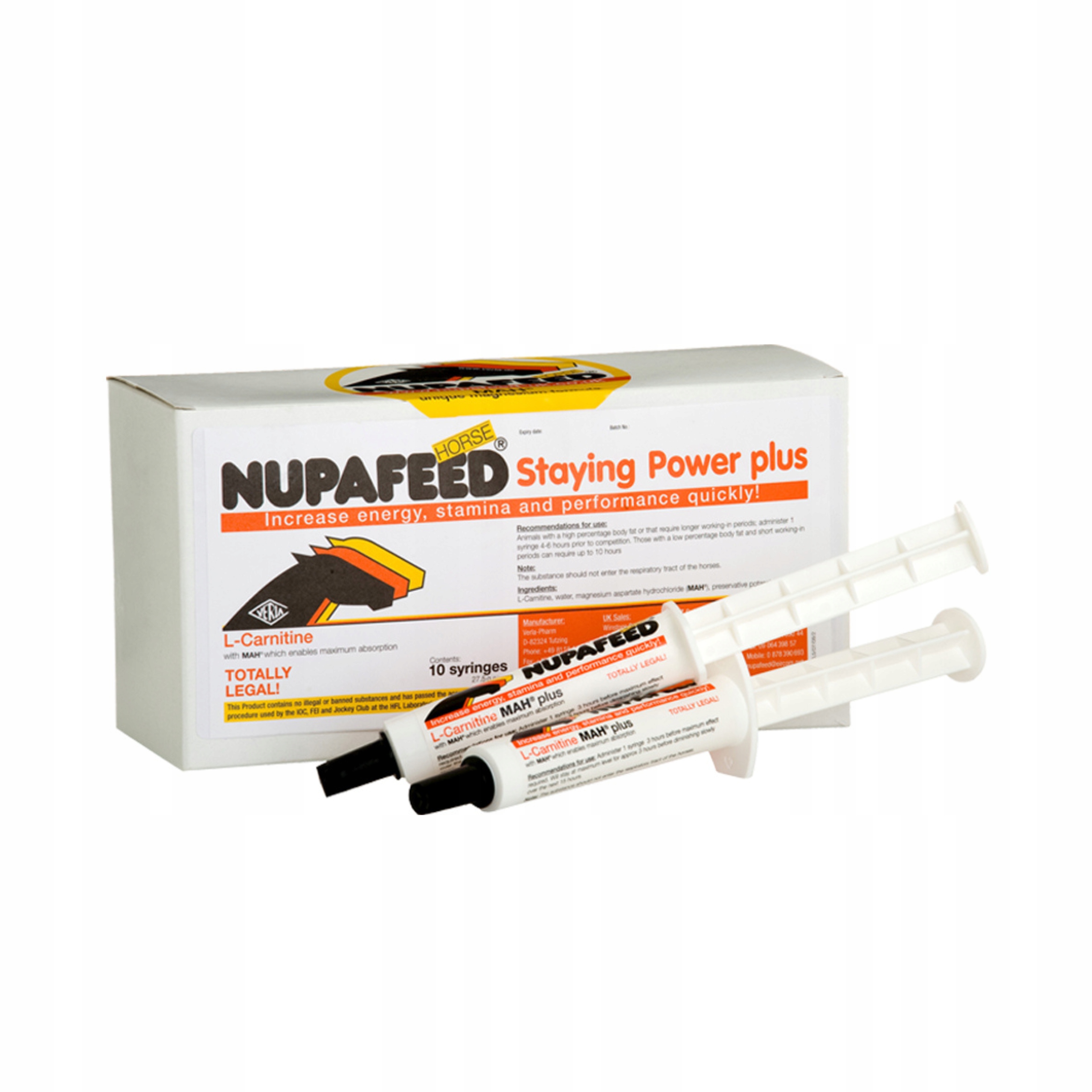 NUPAFEED STAYING POWER L-KARNITYNA BOOSTER ENERGIA WYTRZYMAŁOŚĆ Z MAGNEZEM